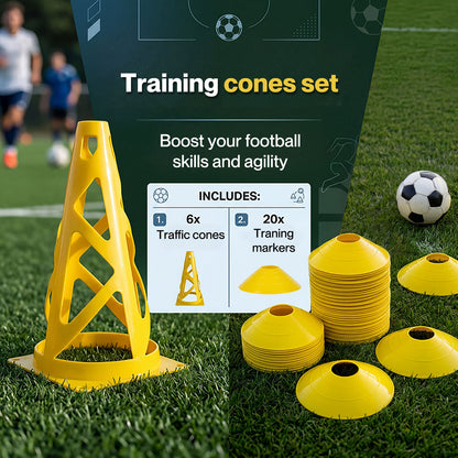 Centra  Football Training Equipment Pro Agility Kit Speed Ladder Cones Hurdle