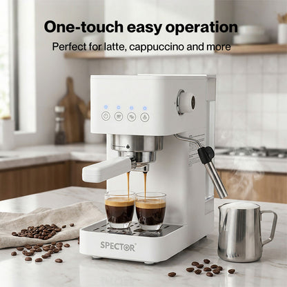Spector Coffee Machine Maker 20 Bar Milk Frother Stable Espresso Extraction