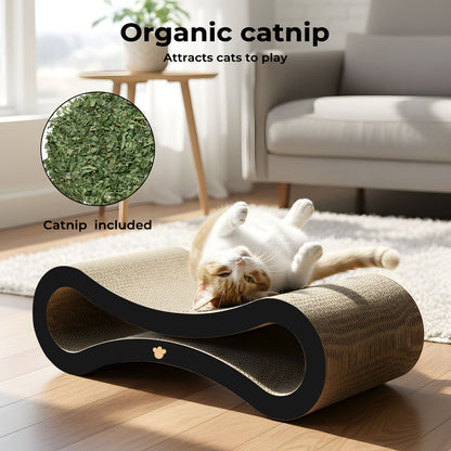 Skylos Cat Scratching Board Cardboard Cat Scratcher Scratching Pad Lounge Bed