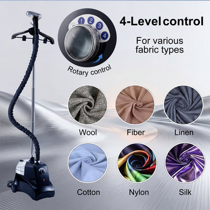 Spector Upright Garment Clothes Steamer 3.3L Vertical Standing Steamer 4 Levels