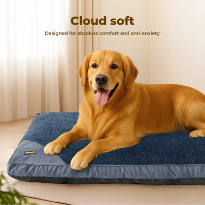 Skylos Dog Bed Soft Plush Pet Mattress Warm Washable Anti-Slip Cushion Mat