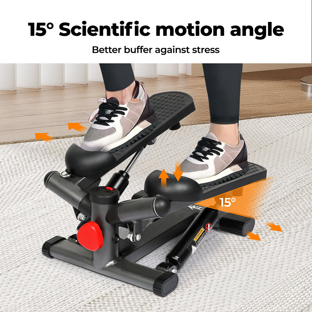 Centra Mini Stepper Adjustable Resistance Rope Aerobic Step Trainer Fitness
