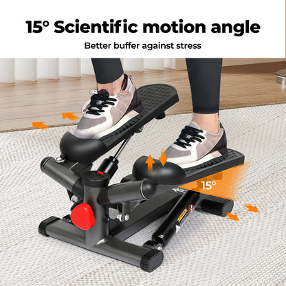 Centra Mini Stepper Adjustable Resistance Rope Aerobic Step Trainer Fitness