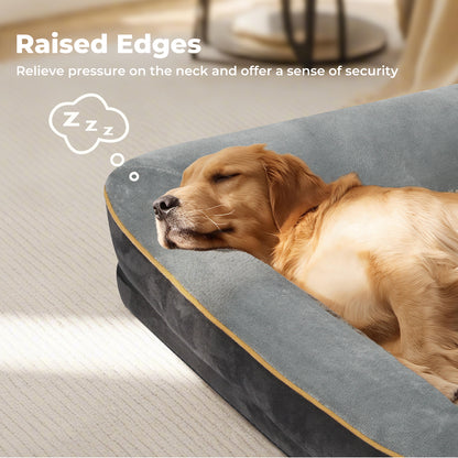 Skylos Orthopaedic Dog Bed Washable Large Pet Cushion Mattress Warm Waterproof