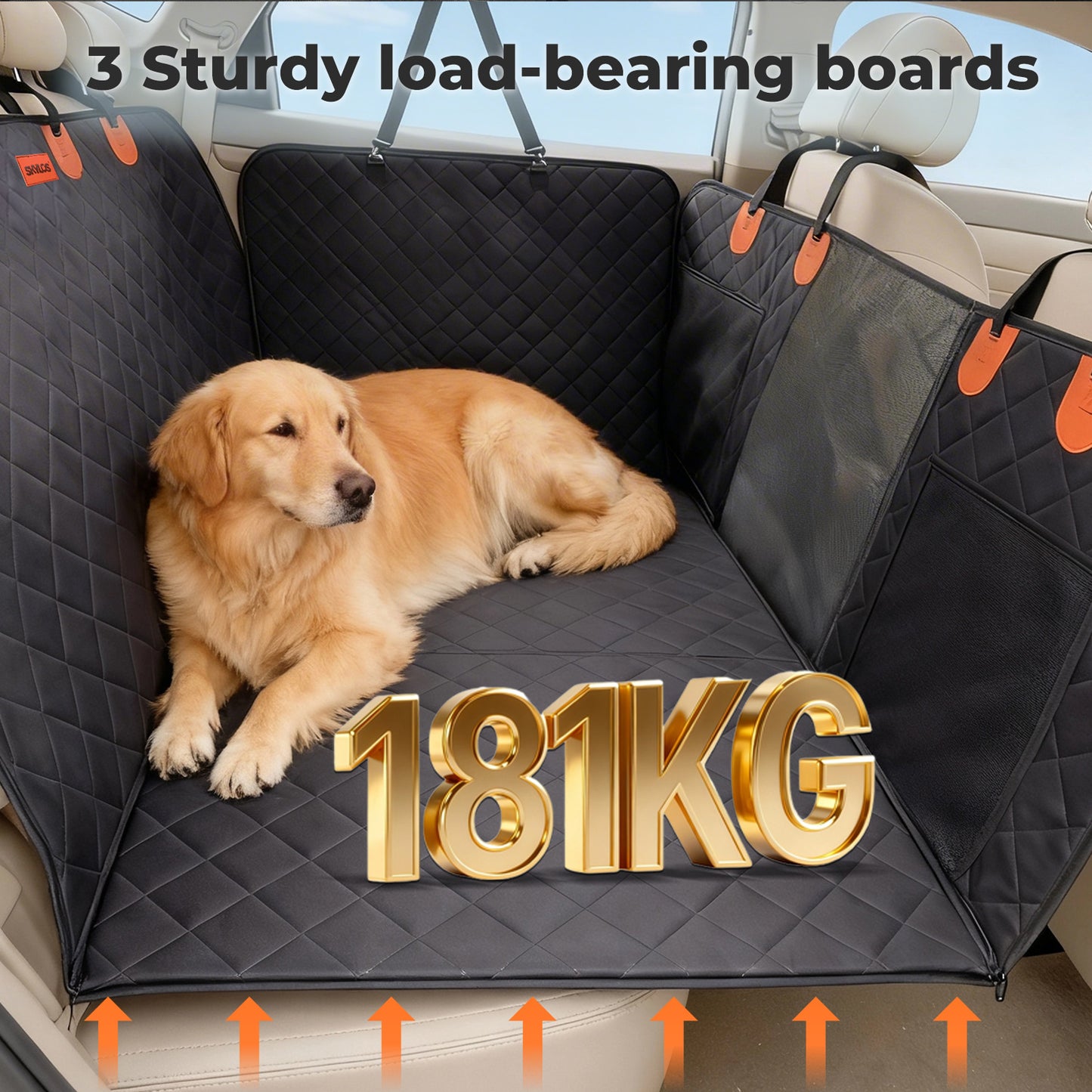 Skylos Dog Car Seat Cover Pet Back Seat Hammock Safety Protector  Waterproof
