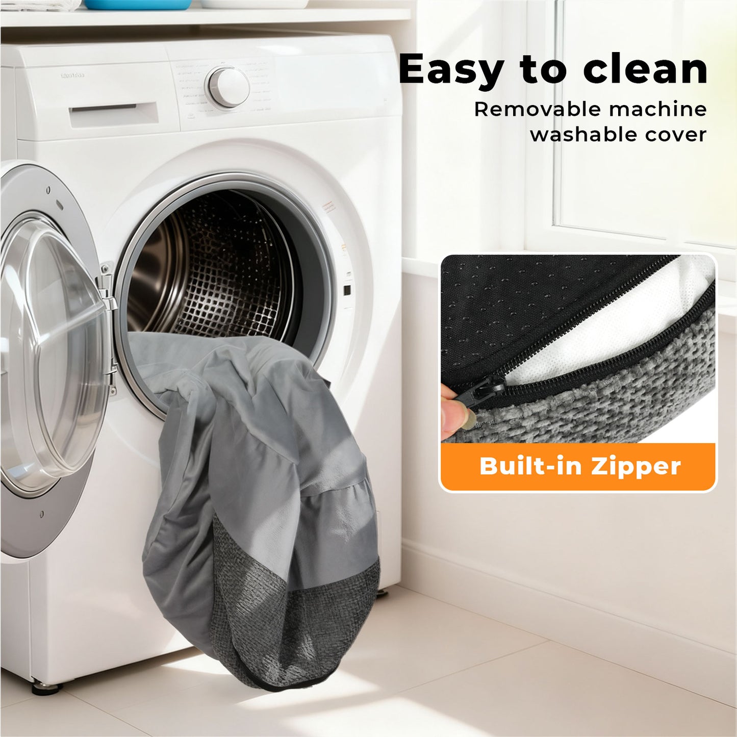 Skylos Orthopaedic Dog Bed Washable Waterproof Caliming Pet Bed Soft Non Slip