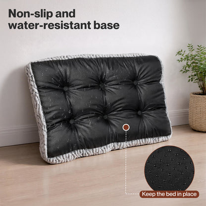 Skylos Pet Bed Luxury Dog Crate Cushion Mattress Plush Soft for Puppy Small Dogs