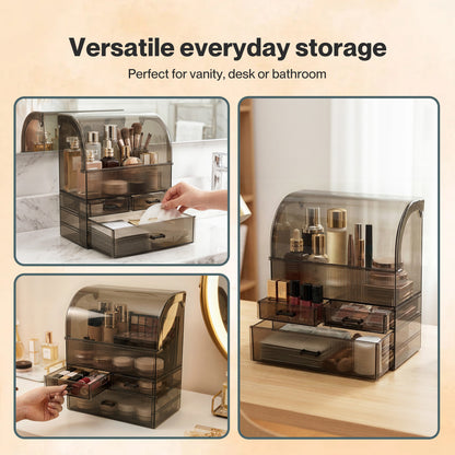 ilus Makeup Storage Organiser Acrylic Cosmetics Organizer Beauty Storage Box