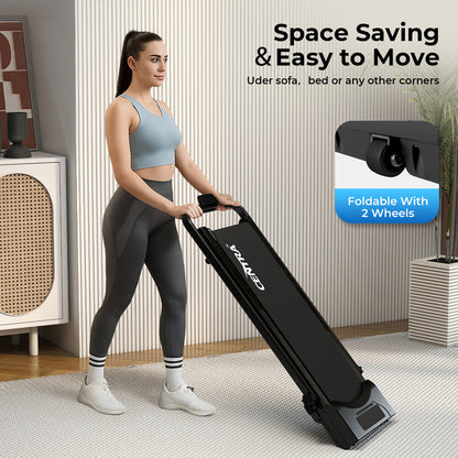 Centra Treadmill Running Machine Folding Walking Pad 4 in 1 Bluetooth LED Remote
