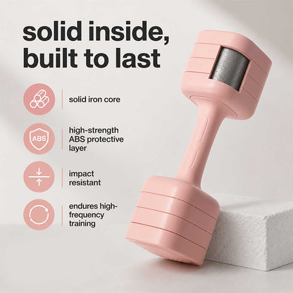 Centra Adjustable Dumbbells Set 2-5Kg Quick Lock for Home Workouts Pink 2Pc