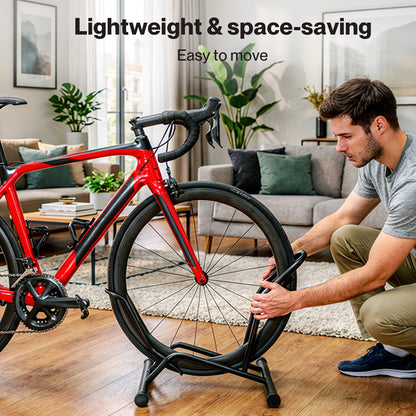 MONVELO Bike Rack Bicycle Stand for Storage Adjustable Bike Floor Parking Rack