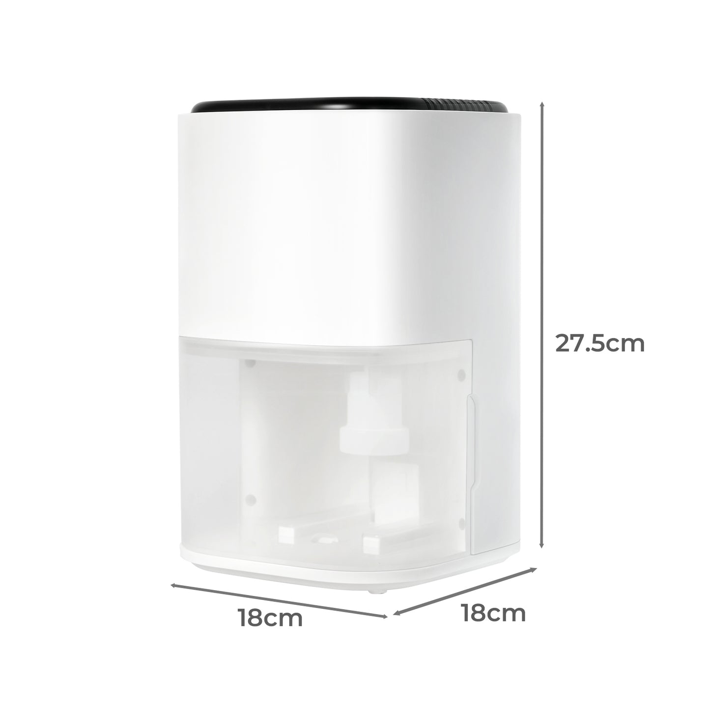 Spector Electric Dehumidifier 2000ml Drying Moisture with LED Light Timer Silent