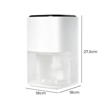 Spector Electric Dehumidifier 2000ml Drying Moisture with LED Light Timer Silent