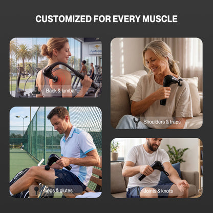 Spector Massage Gun Deep Tissue Back Muscle Percussion Massager Faster Relief