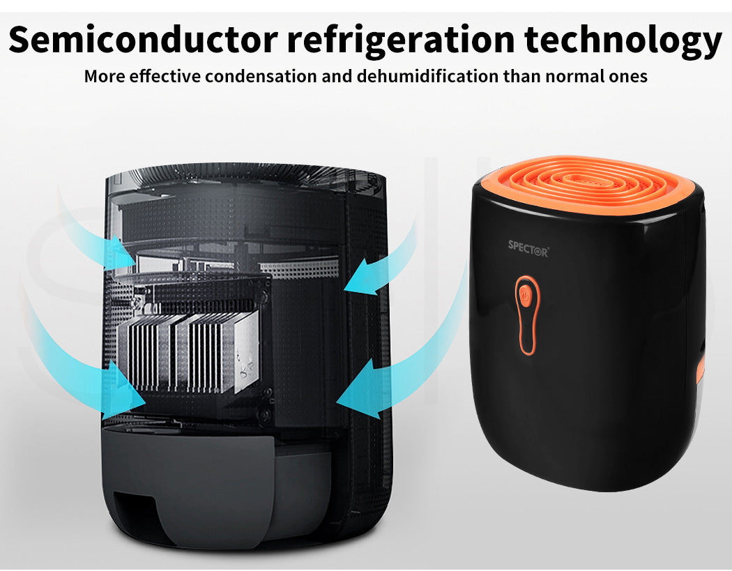 Spector 800ML Mini Dehumidifier Moisture Absorber Home Office Air Purify Dryer