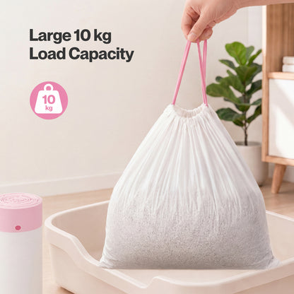Skylos Cat Litter Bags Auto Scoop Bin Liners Heavy Duty Drawstring 30/40/120 Pack