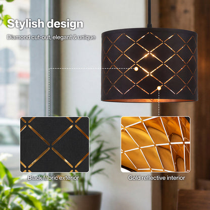 Emitto Ceiling Light Shade Pendant Drum Lampshade Lightshade Living Room Lamp