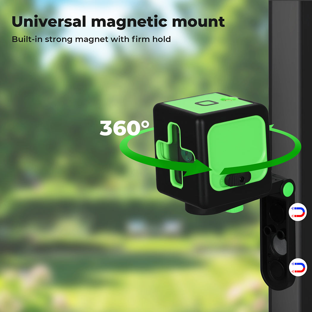 Traderight Green Laser Level 360° Self Leveling IP54 Water Resist with Tripod