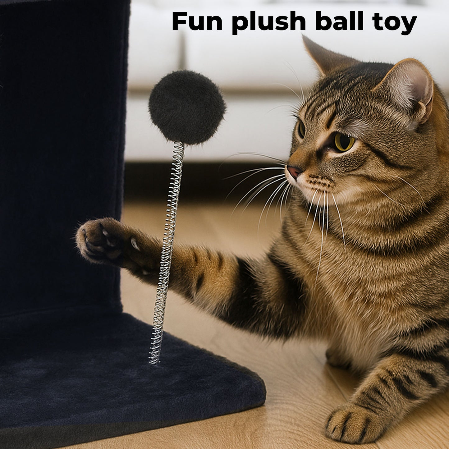 Skylos Cat Tree Tower Big Perch Bed Spacious Condo with Sisal Scratching Post