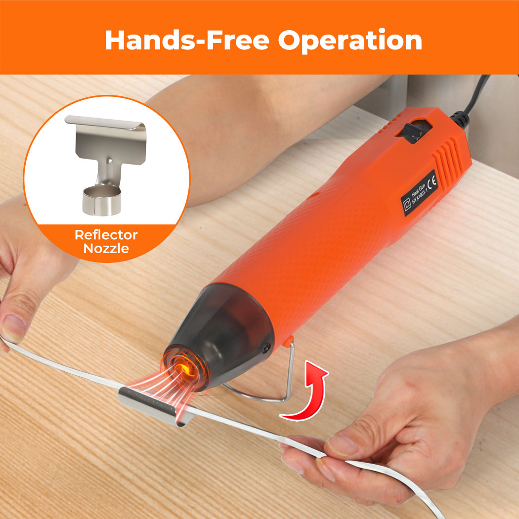Traderight Hot Air Gun Portable Mini Heat Gun for DIY Crafts Shrink Wrapping