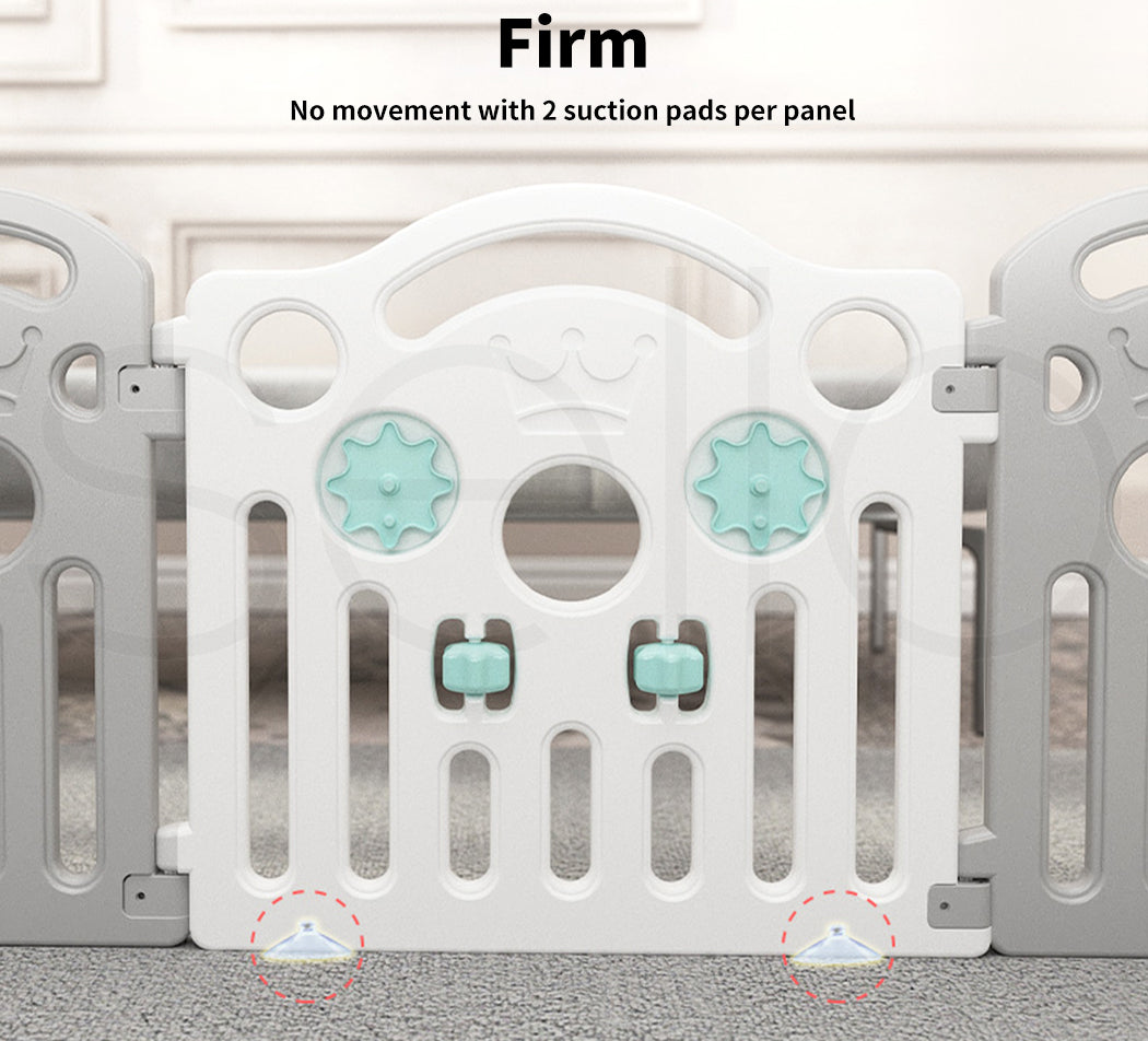 Dekko Baby Playpens Kids Safety Gate Toddler Fence Child Play Pen Toy 18 Panels