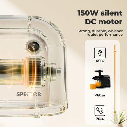 Spector Cold Press Juicer Slow Juicer 150W Fruit Vegetable Health Processor
