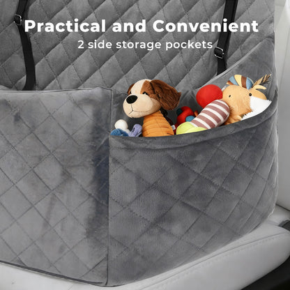 Skylos Dog Booster Car Seat Travel Carrier Bed Bag Basket for Medium Large Pets