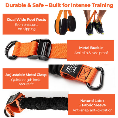 Centra Pull Up Assistance Band Heavy Duty Adjustable Gym Strength Training Set