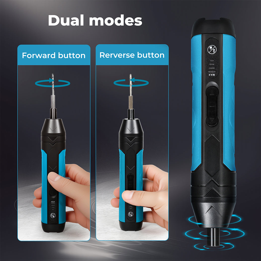 Traderight 4V Cordless Electric Screwdriver Set Fast-Charging 1500mah Power Tool