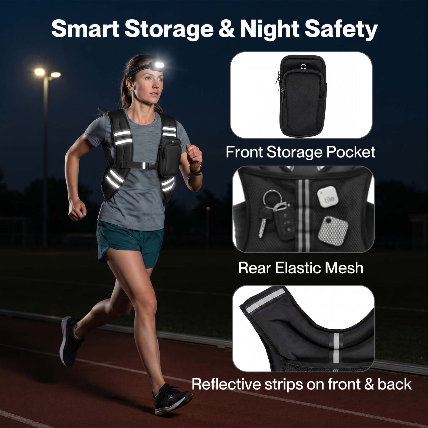CENTRA 5.5kg Weighted Vest Running Fitness Training Exercise Vest Adjustable