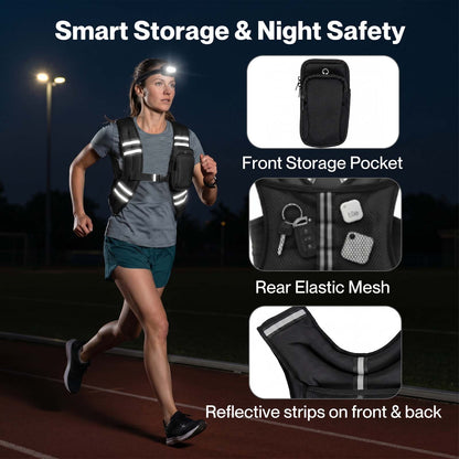 CENTRA 5.5kg Weighted Vest Running Fitness Training Exercise Vest Adjustable