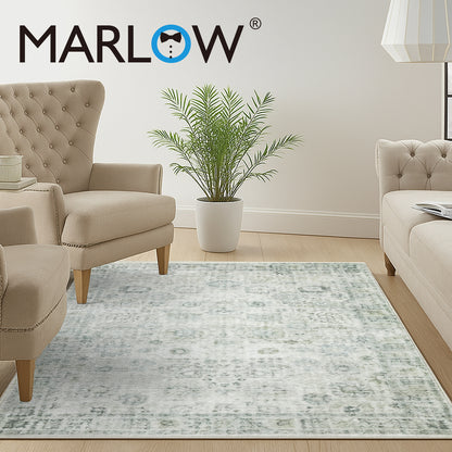 Marlow Floor Rug Washable Carpet Living Room Non Slip Modern Hallways 120x180cm