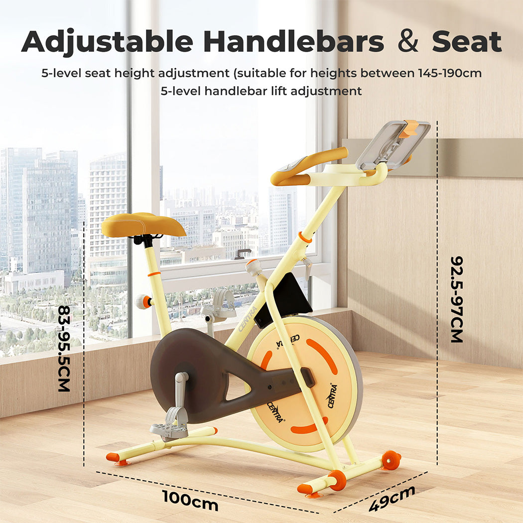 CENTRA Magnetic Exercise Bike Smart Indoor Cycling Bike Home Gym Cardio Trainer