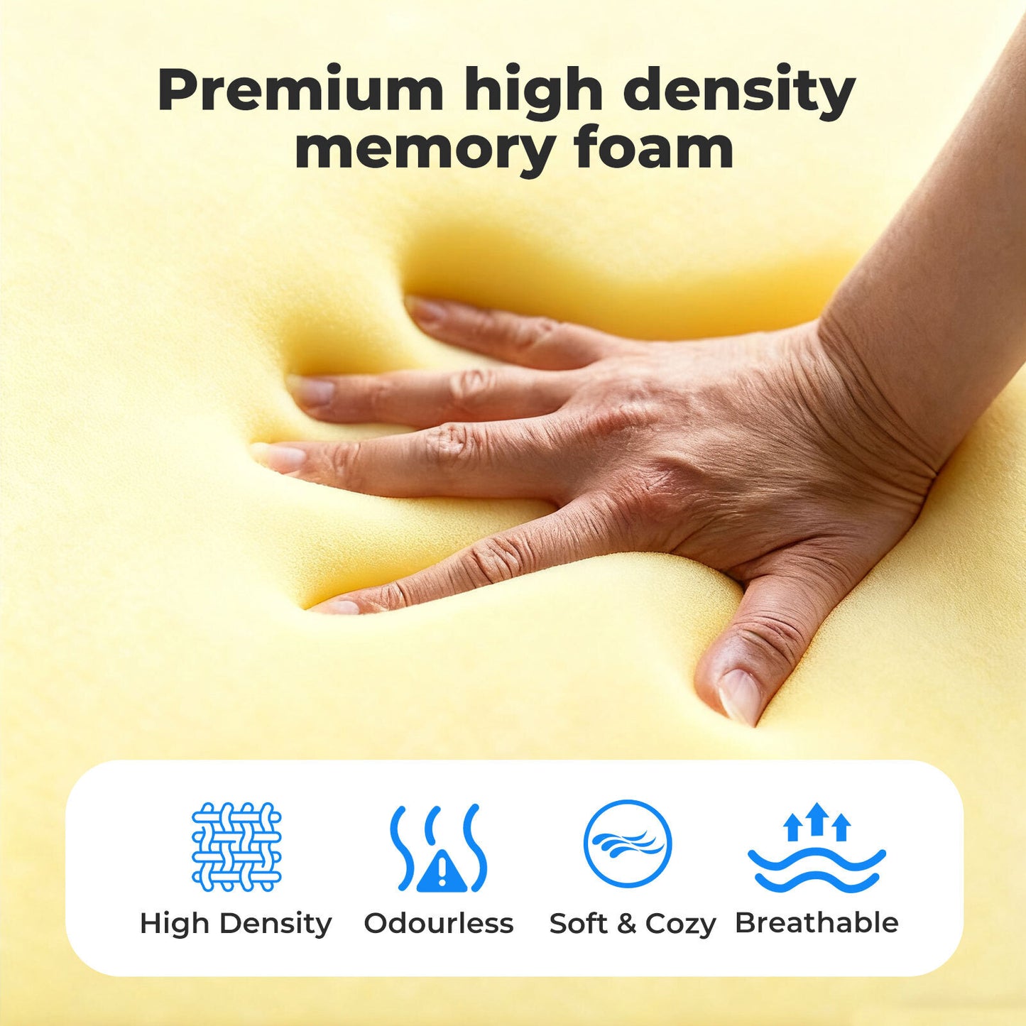 Lavio Orthopedic Neck Pillow Memory Foam Cervical Support Pillow for Pain Relief