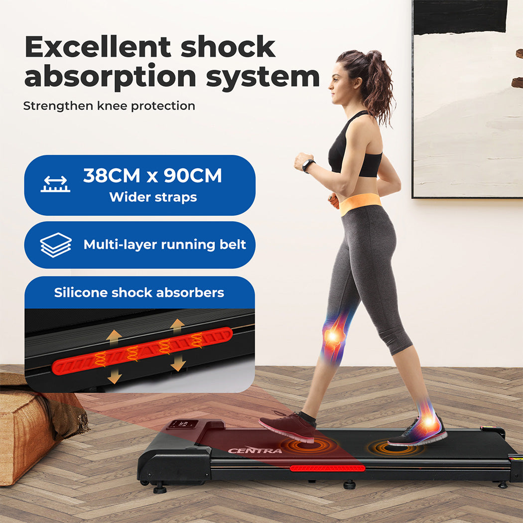 Centra Under Desk Electric Walking Pad Treadmill Running Machine Online Fitness