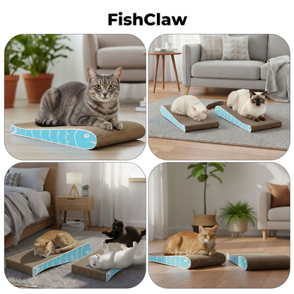 Skylos Cat Scratching Board Durable Recyclable Cardboard Scratcher Lounge Bed