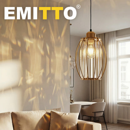 Emitto Crystal Ceiling Light Shade Pendant Lamp Shade Table Floor Lamps Gold