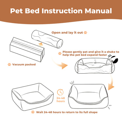Skylos Orthopaedic Dog Bed Washable Large Pet Cushion Mattress Warm Waterproof
