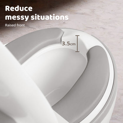 Dekko Kids Potty Trainer Seat Safety Toilet Training Toddler Non-Slip Grey