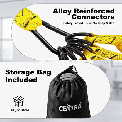 Resistance Bands Set with Handle Latex Home Crossfit Yoga Tube Strength Training