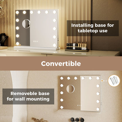 Emitto LED Hollywood Makeup Mirror Vanity Light Mirror 14 Dimmable LED Bulbs