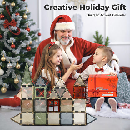 Dekko Magnetic Tiles 60PC for Kids Building Blocks Construction Fun Activity Kit