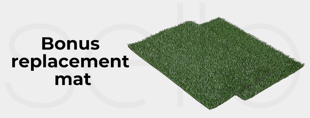 Pet Dog Toilet 2 Layer Training Puppy Pads Portable Grass Tray Turf Mat Indoor