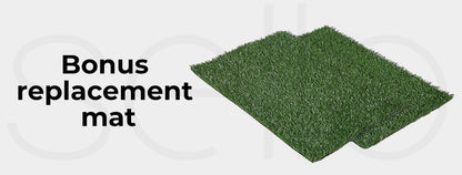Pet Dog Toilet 2 Layer Training Puppy Pads Portable Grass Tray Turf Mat Indoor