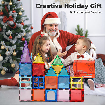 Dekko Kids Magnetic Building Blocks Magnetic Tiles Educational Construction Toy