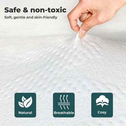 Lavio Camping Mattress Topper Memory High Density Foam Mattress Roll Floor Mat