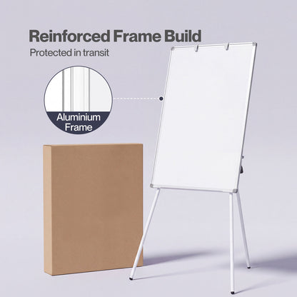 Levede Magnetic Whiteboard with Foldable Tripod Dry Erase For Office White