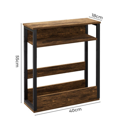 Levede Coffee Table with Storage Shelf Bedside Cabient Sofa Side End Tables