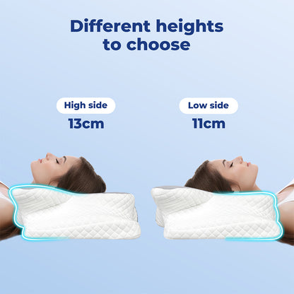 Lavio Ergonomic Pillow Cervical Neck Memory Foam Orthopedic Shoulder Pain Relief