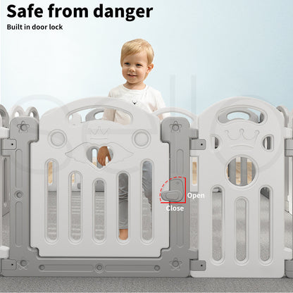 Dekko Baby Playpens Kids Safety Gate Toddler Fence Child Play Pen Toy 18 Panels